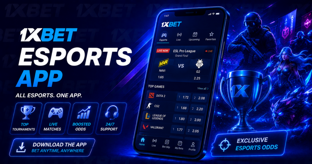 1xbet esports app