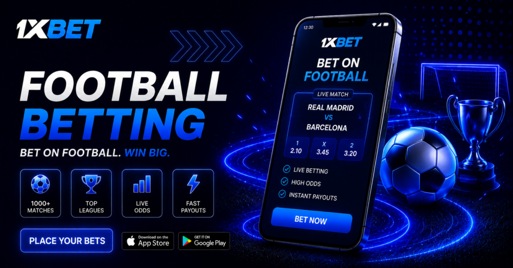 1xBet فٹ بال